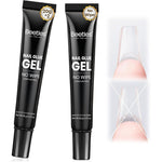 Beetles Solid Nail Glue Gel 2 Pieces front packaging view