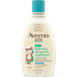 Aveeno Baby Kids Two In One Hydrating Shampoo And Conditioner bottle front view