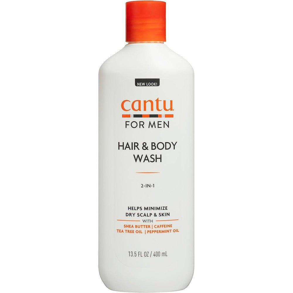Cantu Mens 3-In-1 Shampoo Conditioner Bodywash 13.5 Ounce (400ml) (3 Pack)