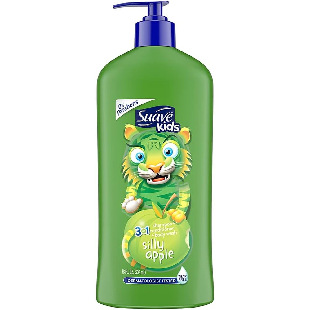 Silly Apple 3-in-1 Shampoo, Conditioner, Body Wash