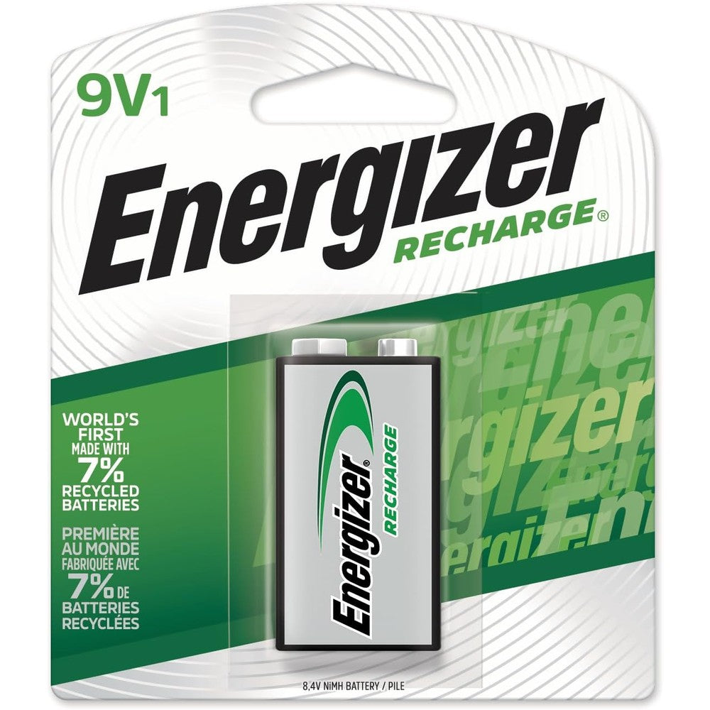 Energizer Recharge Universal Rechargeable 9V Batteries, 1 Pack