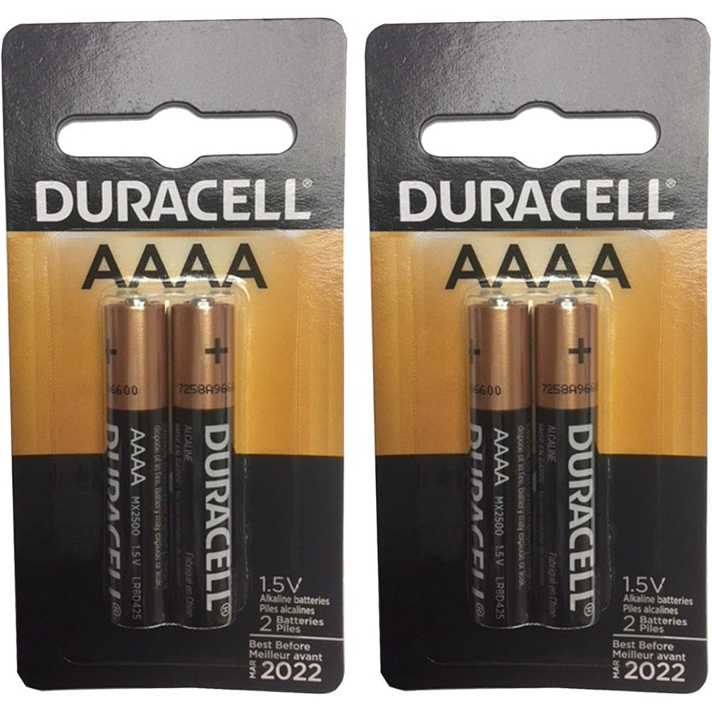 DURACELL 2X Ultra AAAA Alkaline Batteries MN2500 MX2500 LR8D425 E96 25A