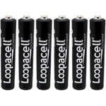 LOOPACELL 6 New AAAA Batteries