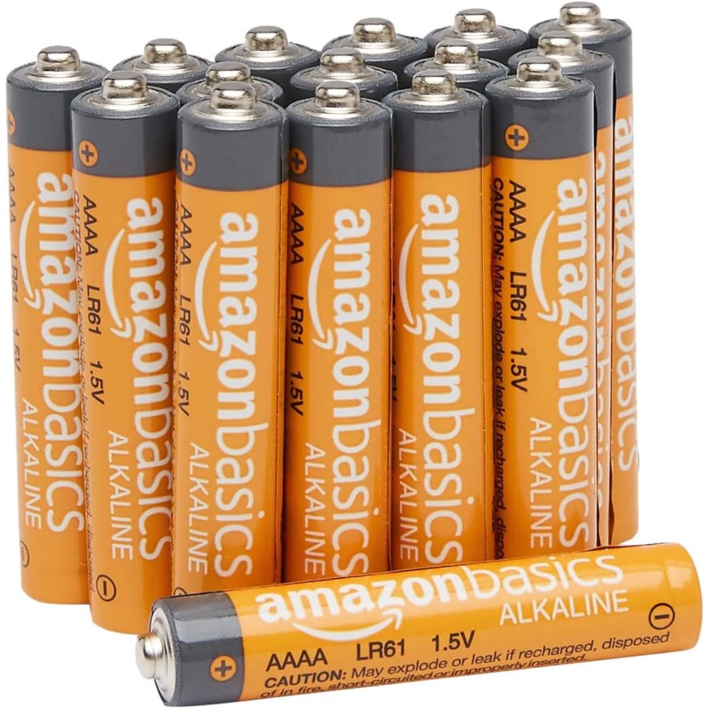 Amazon Basics 16-Pack AAAA Alkaline High-Performance Batteries, 1.5 Volt, 3-Year Shelf Life