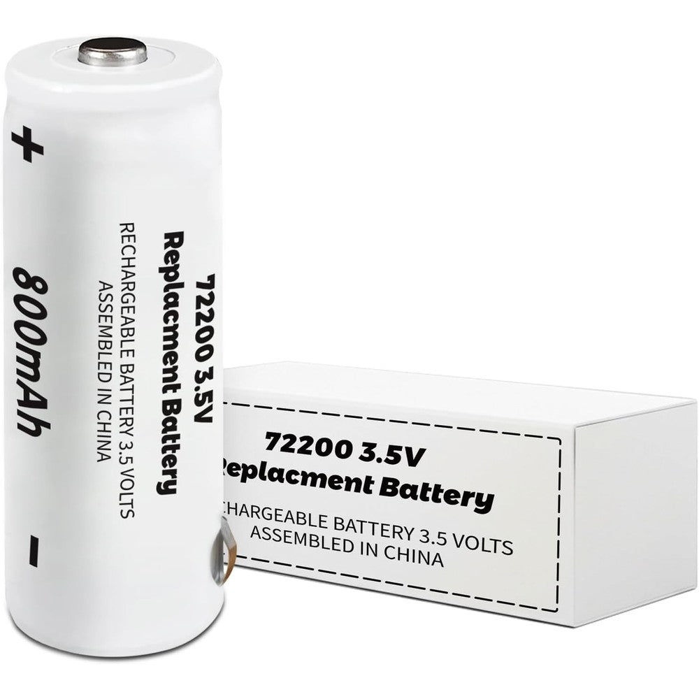 Replacement for Welch Allyn 72200 Battery, Compatible with 60835, 71000, and 71670 Power Handles, 3.5V 800mAh Rechargeable Nickel-Cadmium Battery