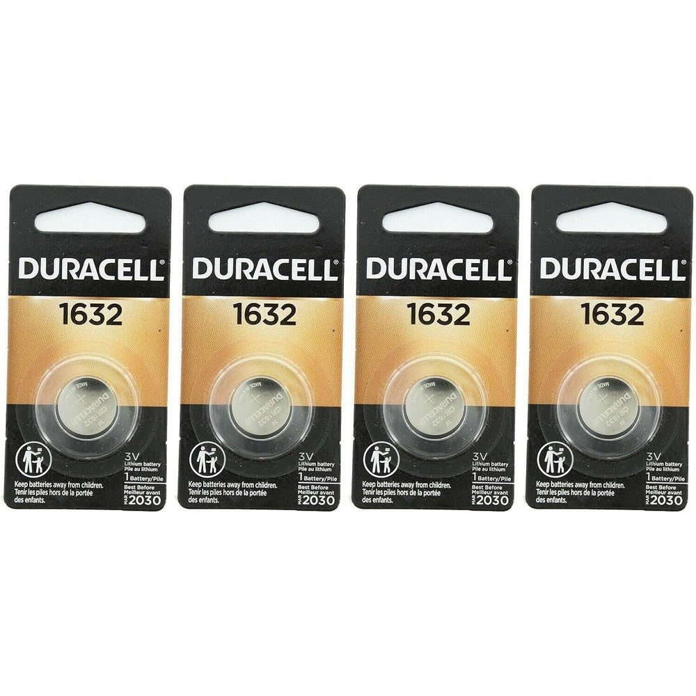 DURACELL 1632 Lithium Coin Battery Pack of 4