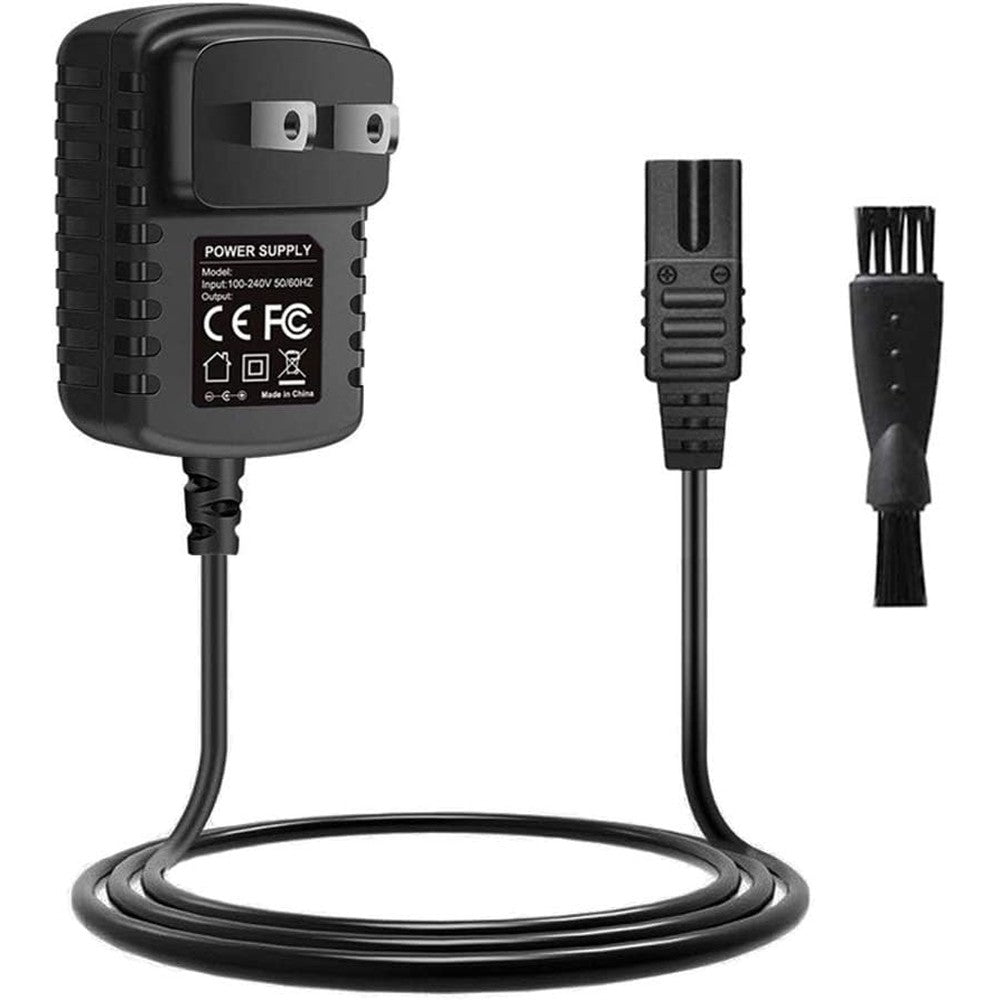 Vhbw charger for Wahl shaver shaper front view showing the wall plug adapter.