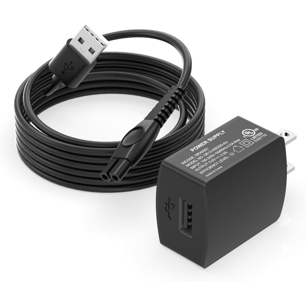 Zondol 5V USB charging cable for Philips OneBlade front view