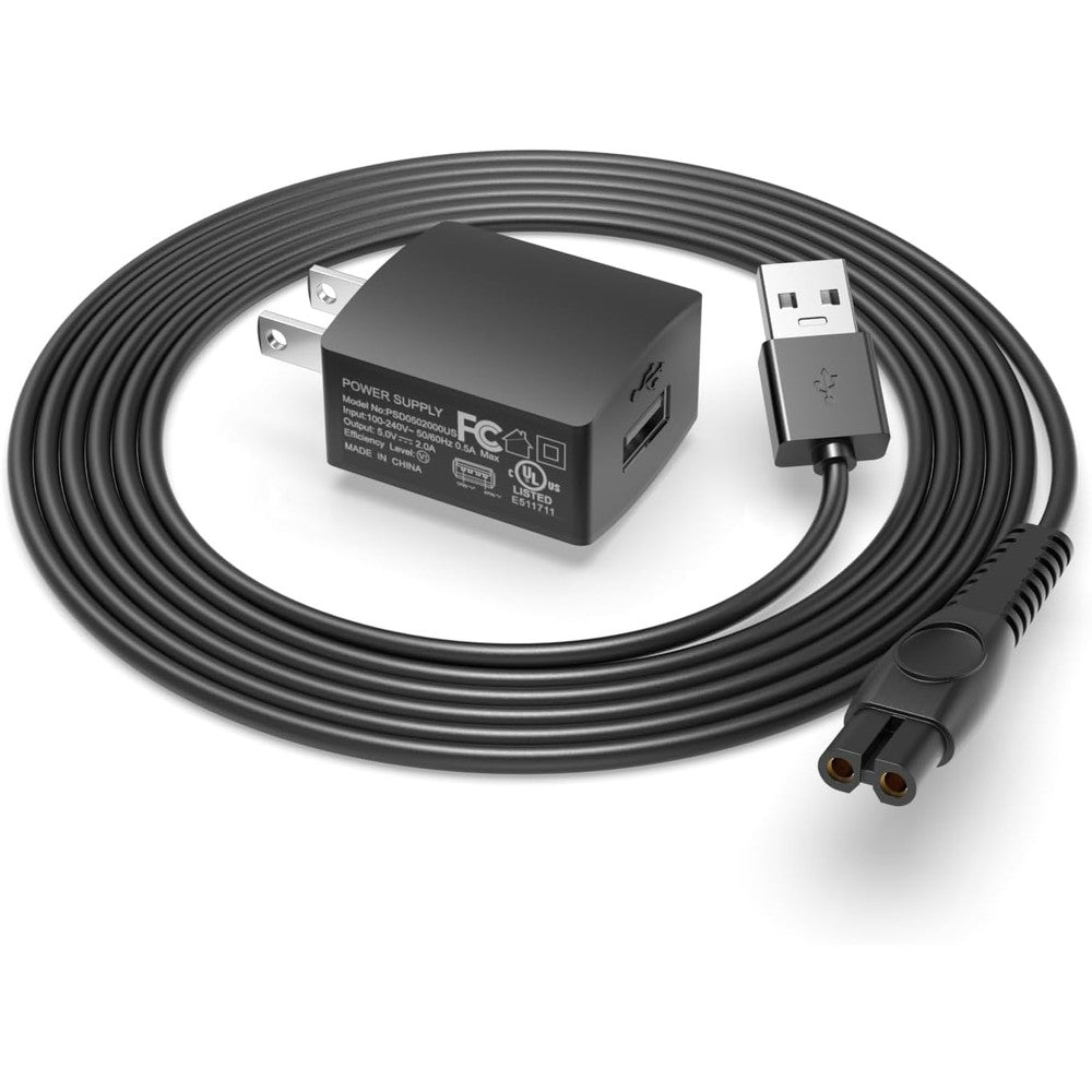 Zouxan 5V UL certified charger for Philips Norelco OneBlade front view