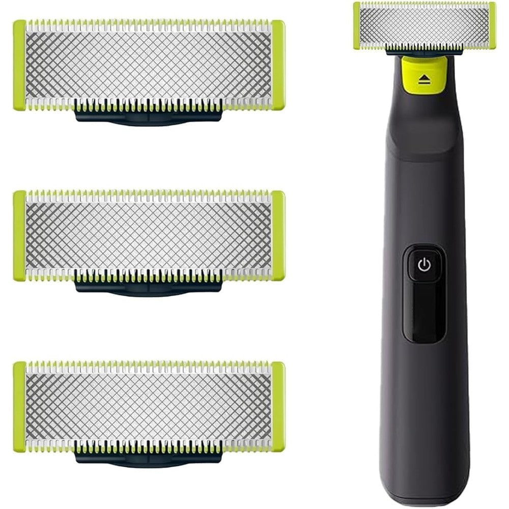 Purchase 2 Quick replacement blades for OneBlade set of three