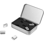 Generic replacement loading capsules for Pax vaporizers front view with storage case