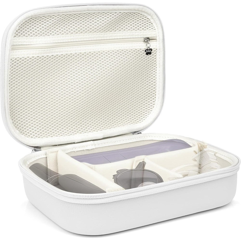 Linkidea laser hair removal device storage case white front view protective travel bag