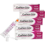 Cushion Grip Thermoplastic Denture Adhesive 1 Ounce tube front view for secure hold.