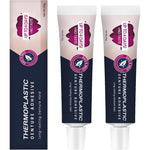 Leixu Thermoplastic Denture Adhesive 2-pack front view for loose dentures.