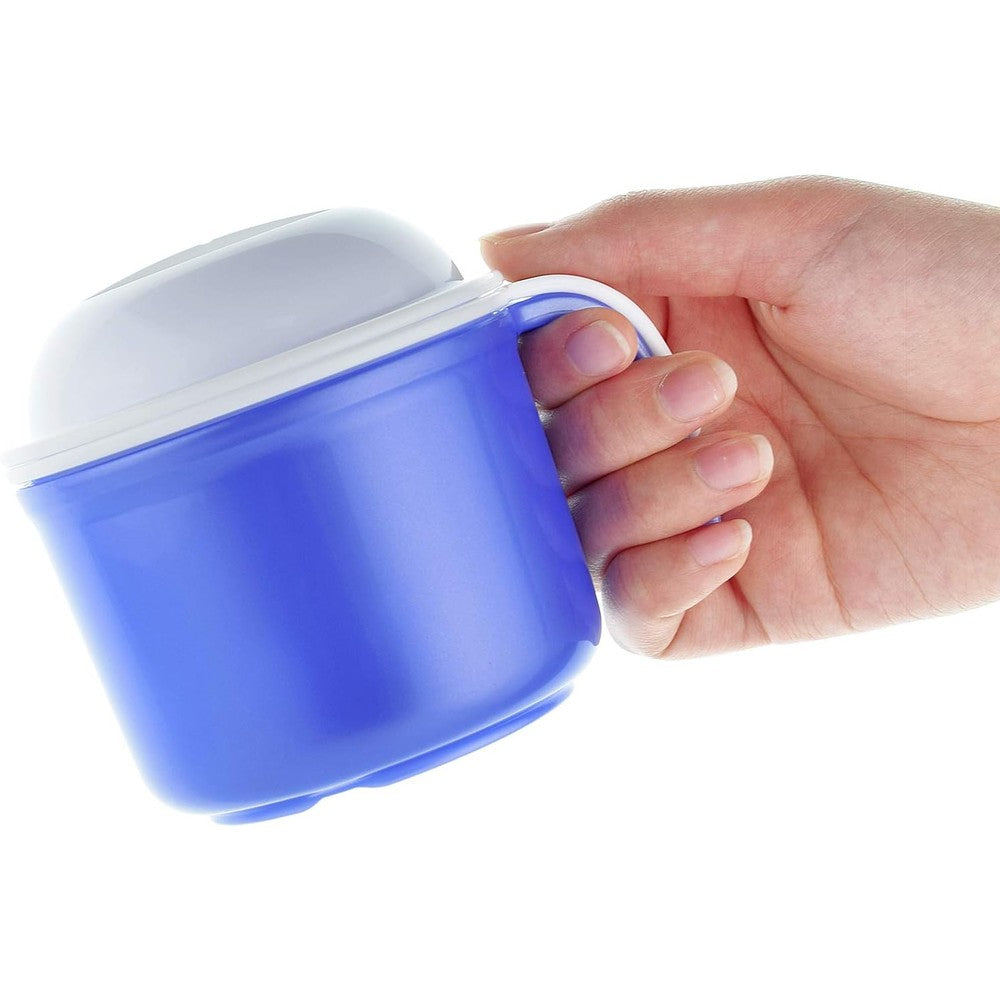 Large Denture Baths Cup, False Teeth Bath Cup with Strainer and Lid for Soaking Dentures or Storing Pacifier, Capacity 10.6 Oz