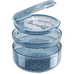 Dotcuty 2 in 1 retainer cleaning case front view