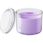 Annhua purple denture bath cup with lid