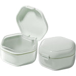 Cucufor Denture Bath Case Light Green front view