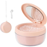 HEMILAB 2-in-1 retainer cleaner case pink front view showing compact portable design