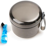 Puinvi leak proof travel denture bath case front view