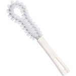 Fuller Brush Dental Plate Brush authentic imported denture cleaner front view showing white ergonomic handle