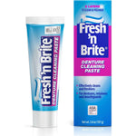 Fresh 'n Brite Denture Cleaning Paste front view packaging showing ADA acceptance seal.