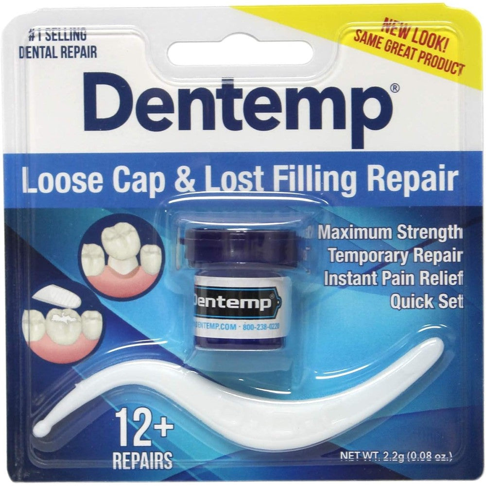 Dentemp Maximum Strength Dental Repair Material front view packaging