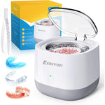 Exluvon ultrasonic retainer cleaner professional dental machine front view display
