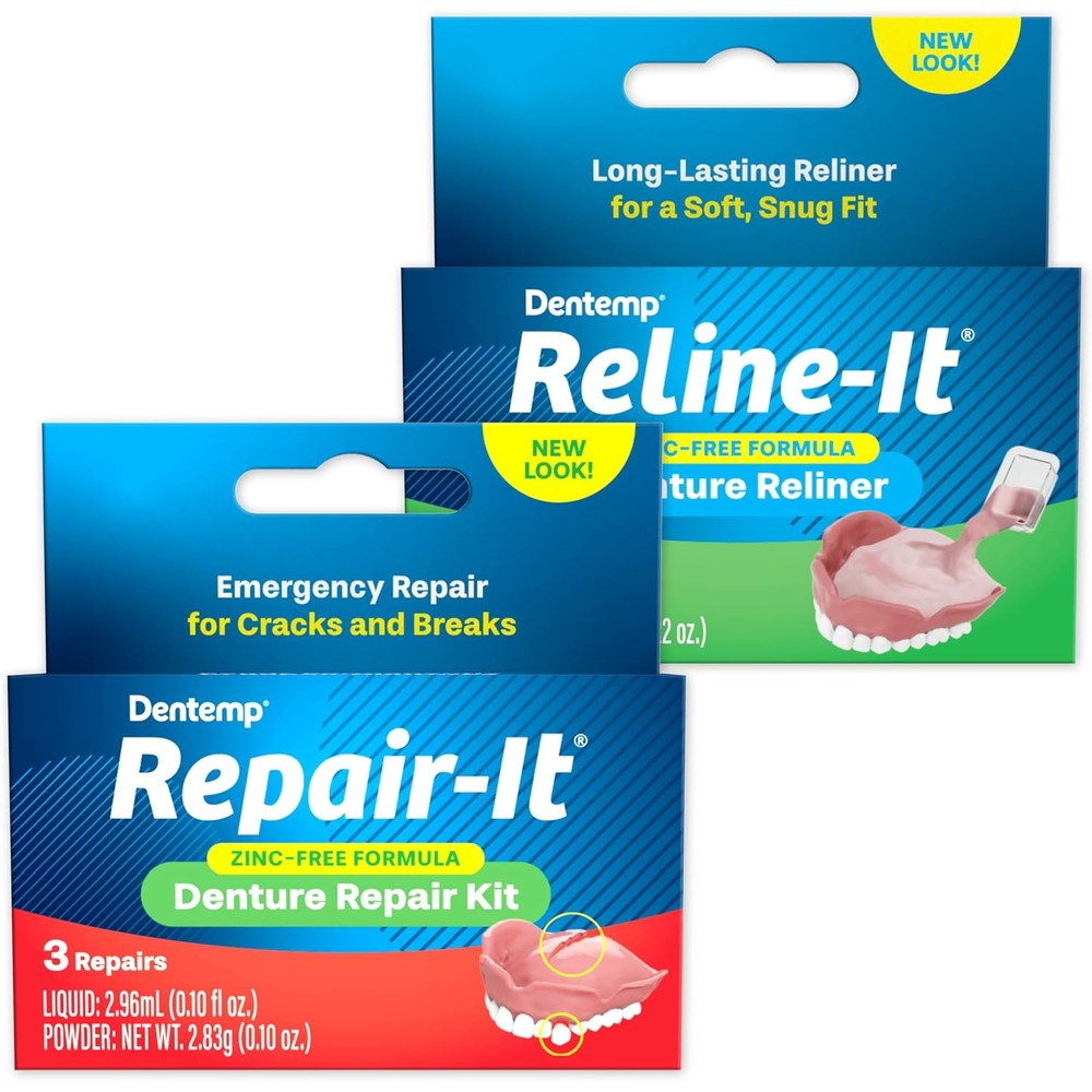 Dentemp Repair-It and Reline-It Multi-Pack front view packaging