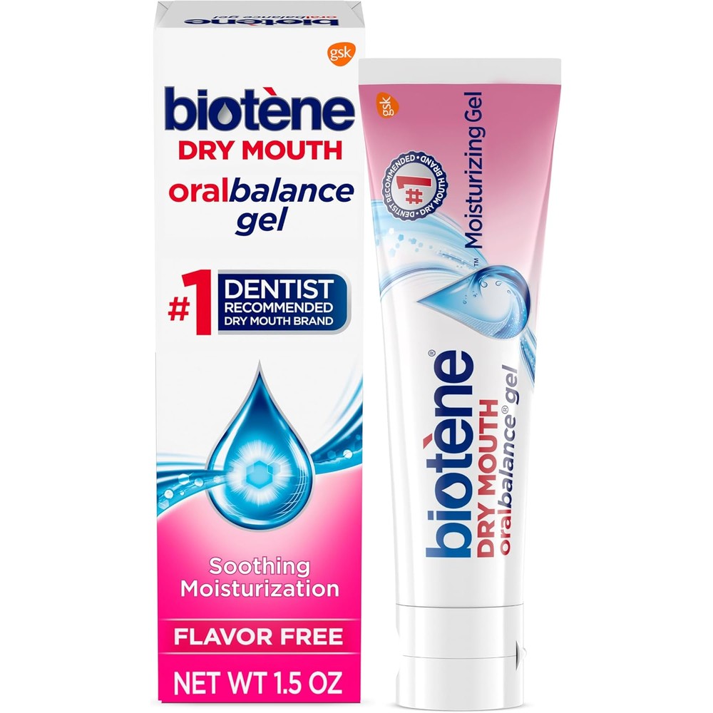 Biotene Oral Balance Dry Mouth Moisturizing Gel front view packaging