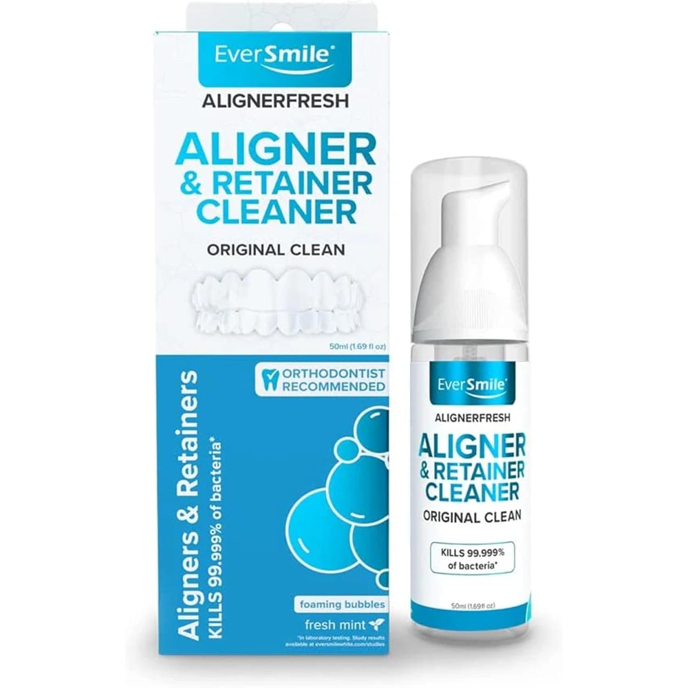 EverSmile AlignerFresh Original Clean Foam 50ml front view for Invisalign cleaning