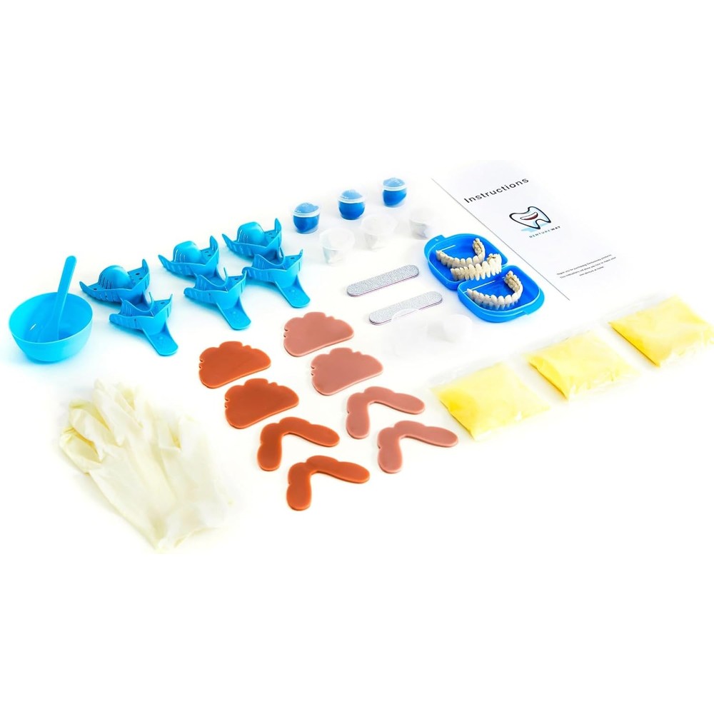 Dentureway DIY Denture Kit front view with all components