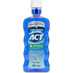 ACT Restoring Fluoride Mouthwash 18 Fluid Ounce front view bottle