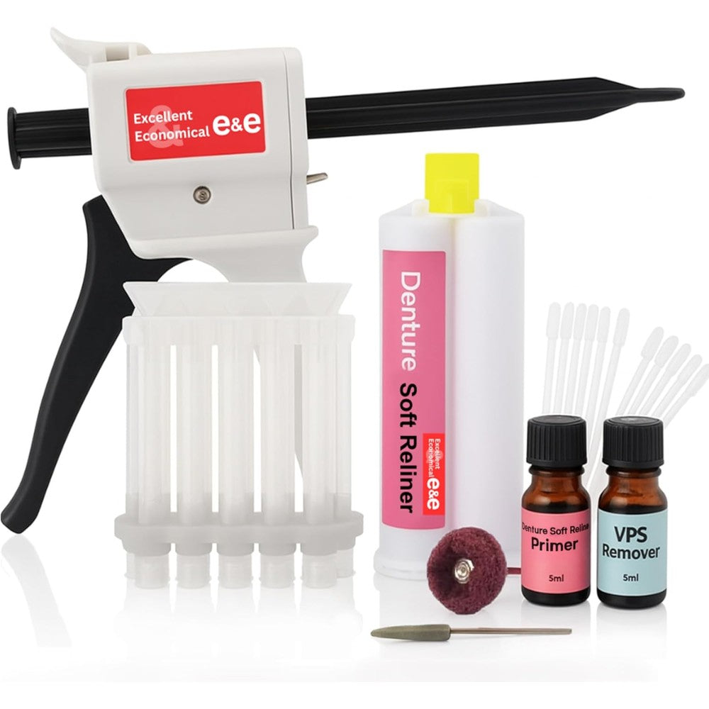 E&E Denture Soft Reline Kit front view packaging