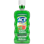 ACT Kids Anticavity Fluoride Rinse Wild Watermelon front view for cavity protection.