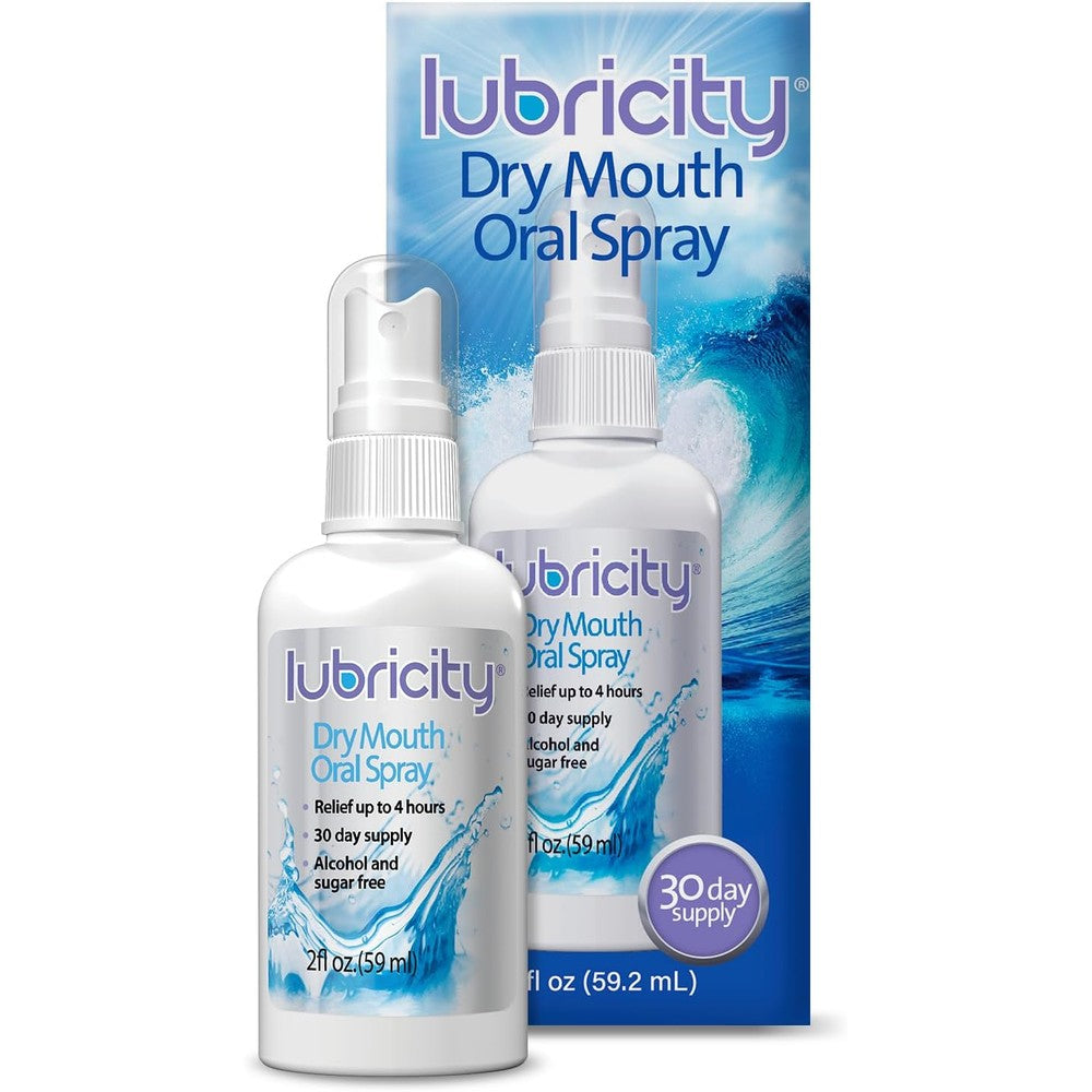 Lubricity Dry Mouth Oral Spray front view for xerostomia relief