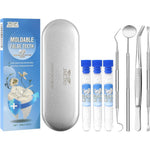 Generic tooth repair kit with moldable beads and dental tools set