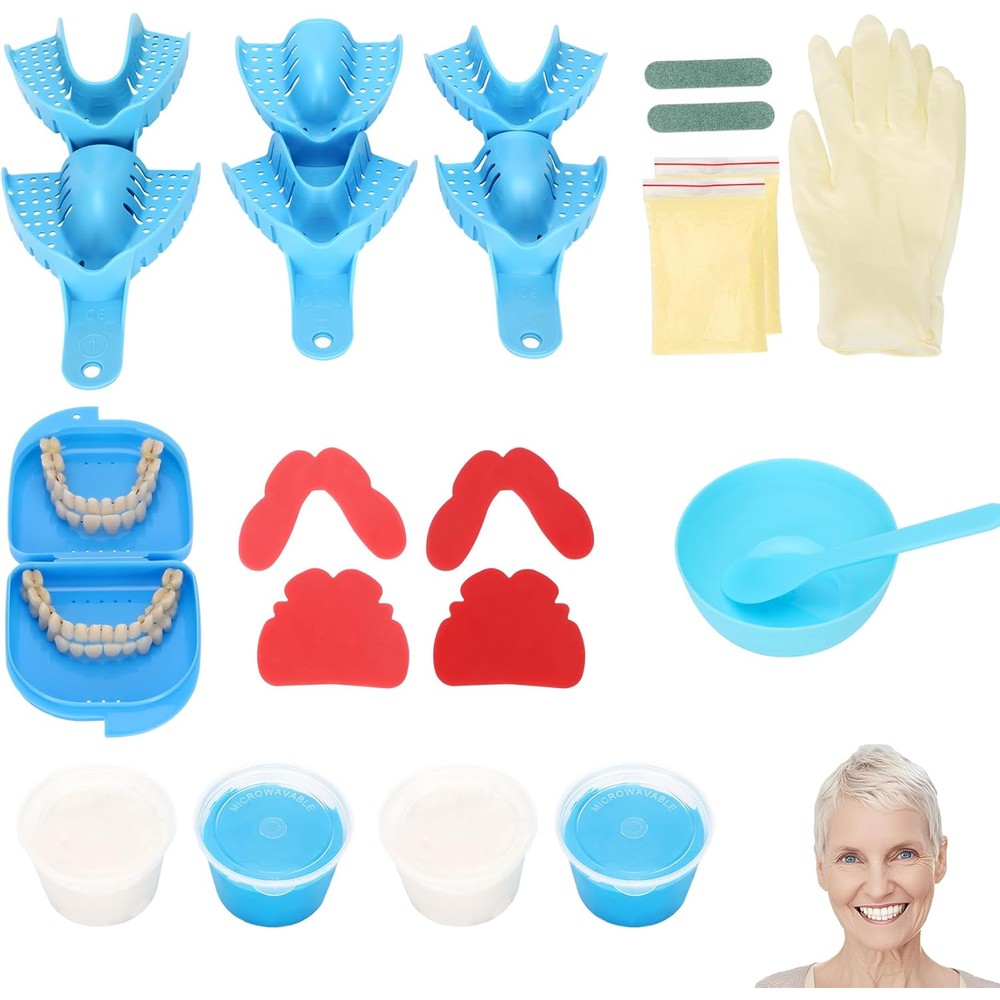DIY Oral Care Kit at Home, 2 Full Sets DIY Custom Smile Kits, Fully Customizable