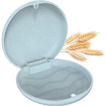 Ralegy Retainer Case Slim in blue color shown from a top perspective view.