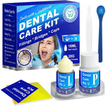 Biemdderk dental repair kit front view showing powder and liquid