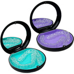 Maoerdental aligner case 2 pack front view showing black cyan and black purple colors
