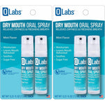 Olabs Dry Mouth Spray front view of the travel size packaging.
