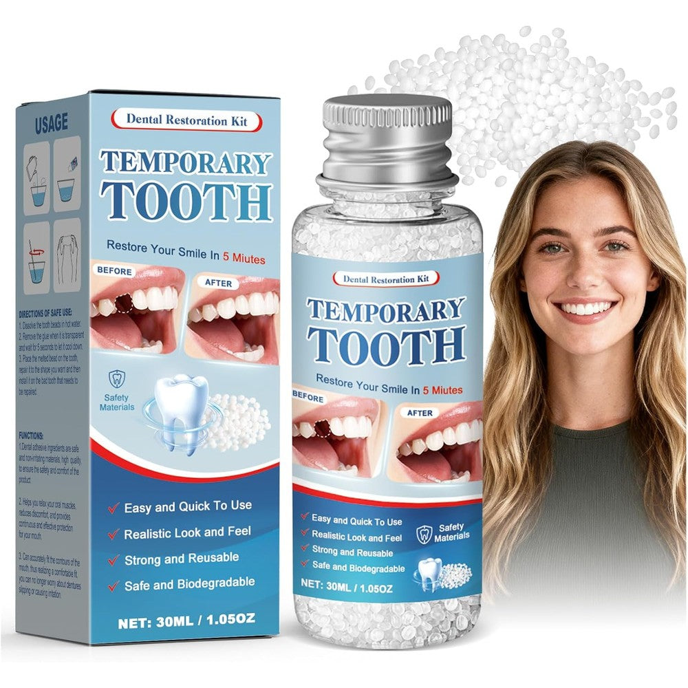 Tooth Repair Kit，Moldable Beads Instant Fix for Confident Smiles-1L
