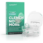 TheSleepGuard mouth guard packaging front view showing 4 pieces and storage cases