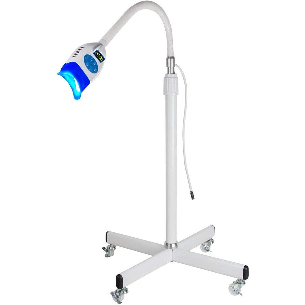 Dental Mobile Teeth Whitening Lamp Teeth Whitener 36W 10 LED Cold Light Lamp Bleaching Accelerator Oral Care LED Teeth Whitening Machine Floor Standing Type USA Shipping