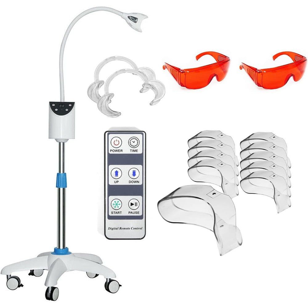 Dental Mobile Teeth Whitening Lamp Cold Bleaching Teeth Whitening Blue Light Machine LED Teeth Whitener Accelerator Light Oral Care