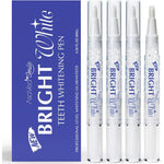 AsaVea Smile Teeth Whitening Pen four pack set front view showing precise brush tip