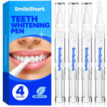 SmileShark Premium Teeth Whitening Pens front view showing four pack kit.