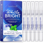 Pearl Smile White BRIGHT Teeth Whitening Pen front view showing five pack packaging