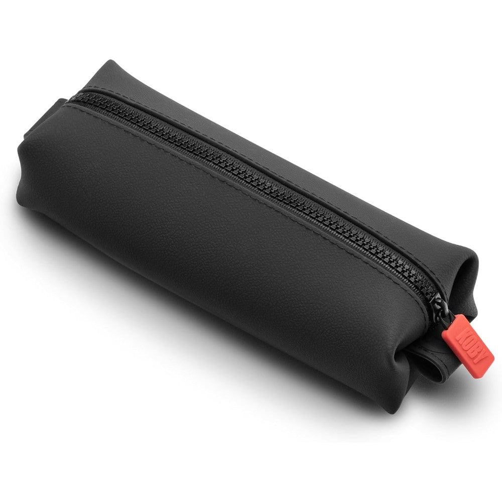 Tooletries The Koby Mini Kit charcoal silicone toiletry bag front view